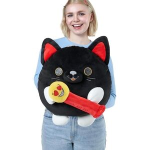 Snackles (Pez) Black Cat Super Sized 14 inch Plush by ZURU, Ultra Soft Plush
